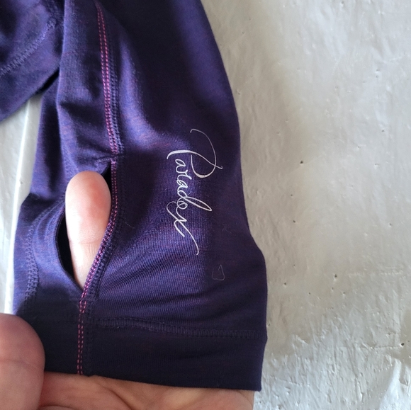 Paradox Purple Women's Quarter-Zip Sweatshirt, Size Small - Picture 6 of 8